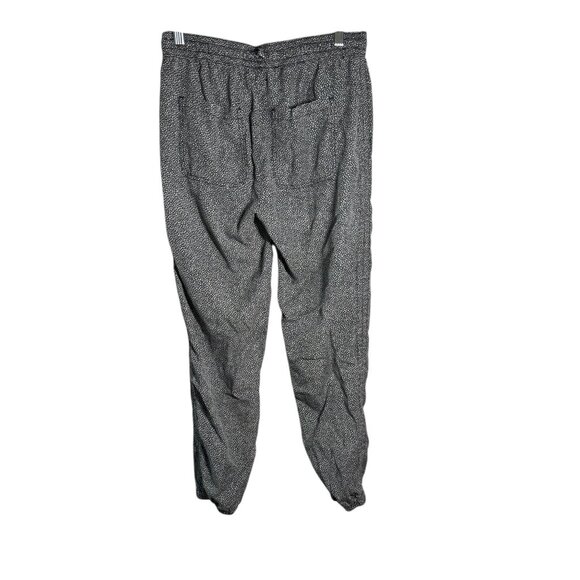 Anthropologie Black & White Polka Dot Drawstring Lounge jogger Pants XS - Picture 3 of 5